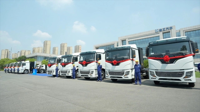 目的地：大西北！100臺徐工新能源重卡滿電啟程