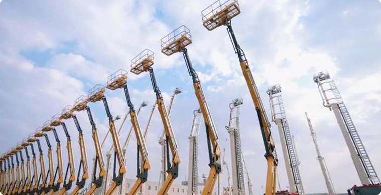 徐工高空作業平臺歐洲批量發車