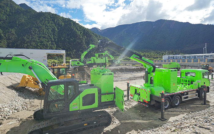 工程補能總卡殼？徐工移動換電車讓設備8分鐘滿電復工